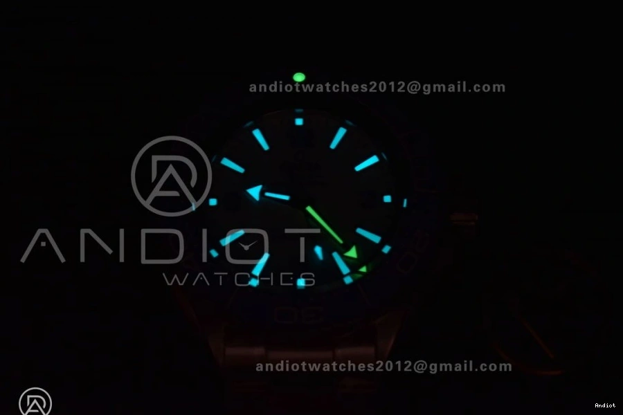 Ultra Blue 1:1 Ceramic 6000M Rubber Black Black SS Seamaster Dial TF Strap Best A2824 Bezel Deep Edition on 1218